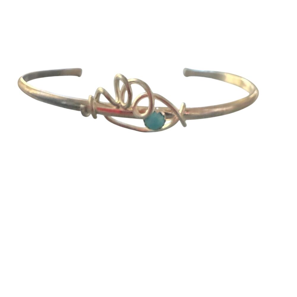 925 Sterling Silver Turquoise Cuff Bracelet